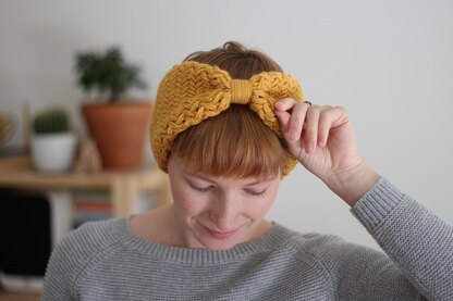 Chunky Herringbone Headband