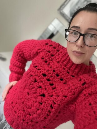 Chunky winter sunburst Pull over