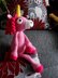 Crochet Pattern Long Legged Pink Unicorn Fluffy!