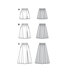 Burda Style Easy Skirt B6027 - Paper Pattern, Size 34 - 48