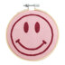 Cotton Clara Happy Face Embroidery Kit - 11cm (Pink)