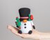 Snowman Gnome with Christmas tree