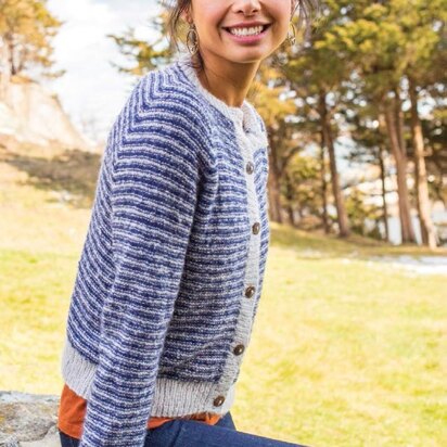 Braith Cardigan in Berroco Andean Mist - 382-2