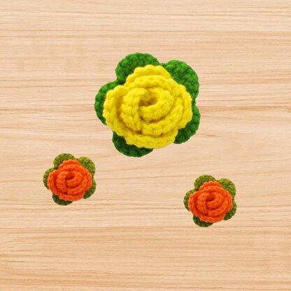 Crochet Flower Hair Tie Pattern | Easy Crochet Flower PDF + Video Tutorial