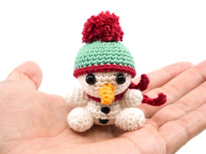 Mini Snowman Crochet Pattern