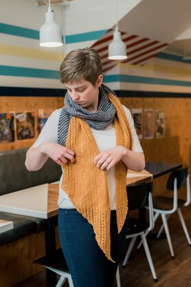 Lace Dipped Shawl