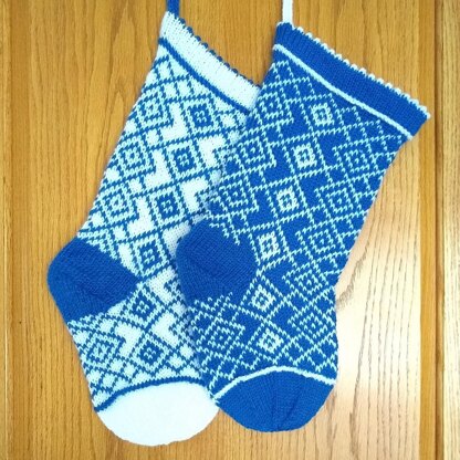 Sapphire Diamonds Stocking