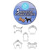 R&M Mini Dog Bone Cookie Cutters Set of 5