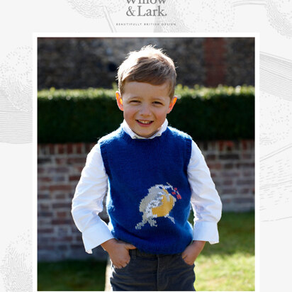 "Little Lark Vest" - Knitting Pattern in Willow & Lark Nest