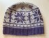 Nordic snowflake beanie