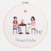 Rico Figurico Teatime Cross Stitch Kit
