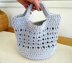 Crochet Cotton Tote Bag