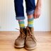 Totally Rad Ribbed Socks