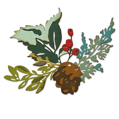 Sizzix Thinlits Die Set - Holiday Brushstroke #2 by Tim Holtz