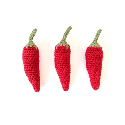 My Crochet Kitchen Chillies