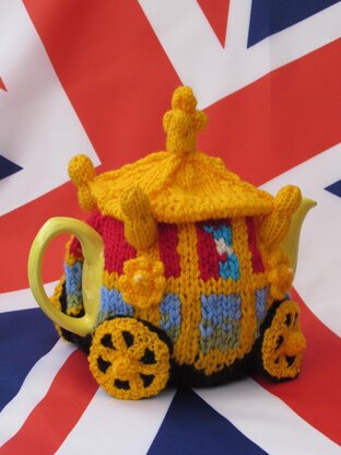 The Queens Golden Coach Tea Cosy