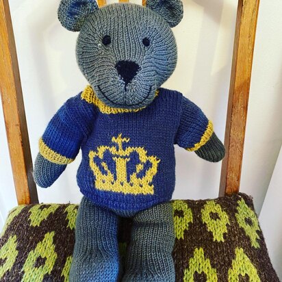 Bear with Coronation Jumper