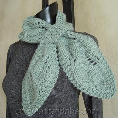 #95 Falling Leaves One-Skein Scarf