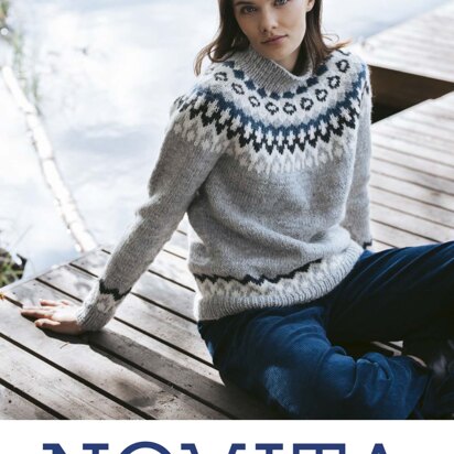 Women's seamless sweater Novita Wool Cotton