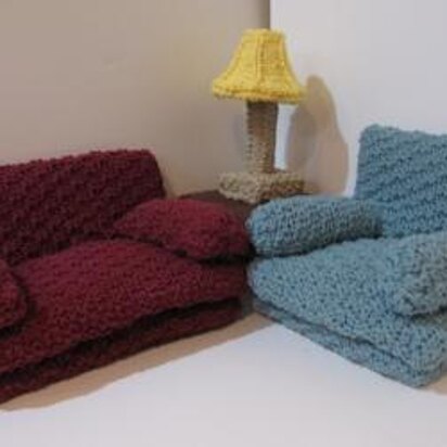 Knitkinz Couch and Chair