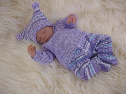 Baby Sweater, Leggings and Hat Pattern 55