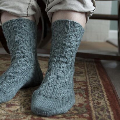 Red Rover Cable Socks