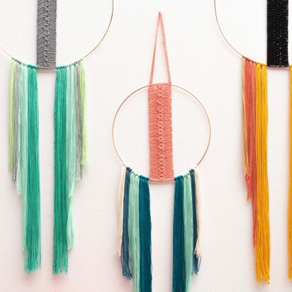 Boho Wall Hanging in Yarn and Colors Must-Have - YAC100055 - Downloadable PDF