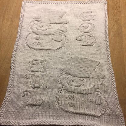 Nr. 323 – 19 – 10. Christmas Snowman guest towel