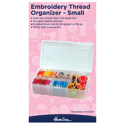 Hemline Embroidery Thread Box - Small