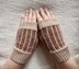 Hearthstripe Fingerless Mitts