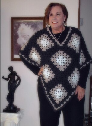 For the Love of Granny Poncho 1