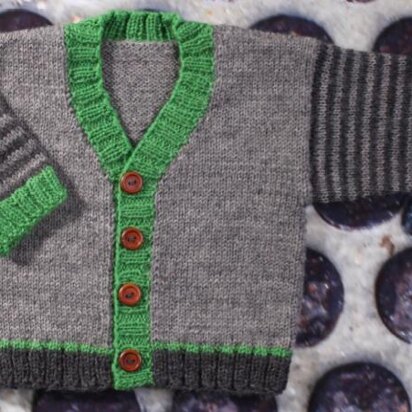 Boys Grandad Cardigan *Knitting pattern* 6 sizes* Newborn to 4 Years