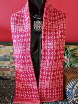 Sanquhar Tubular Knit Scarf