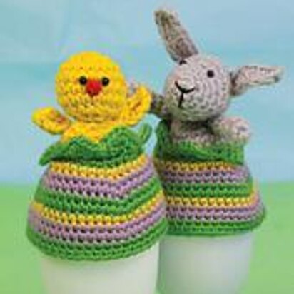 Bunny and Chick Egg Cozies