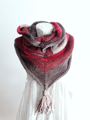 Diana knitted shawl / shrug / cowl