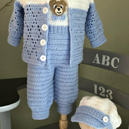 Baby Boy Diamond Outfit