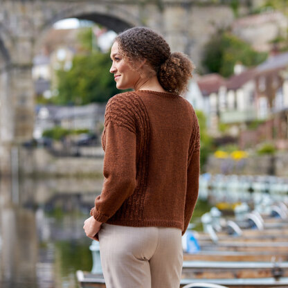 Riverside Collection in Bluefaced Leicester DK by Sarah Hatton