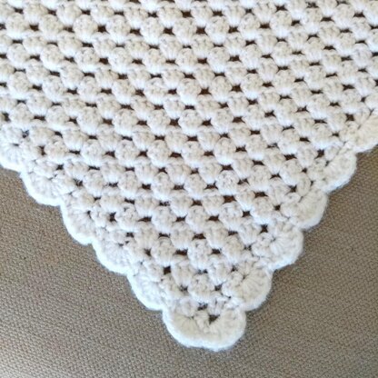 Snuggle - Diagonal Crochet Baby Blanket