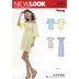 New Look 6550 Women's Off Shoulder Dress 6550 - Paper Pattern, Size A (8-10-12-14-16-18-20)