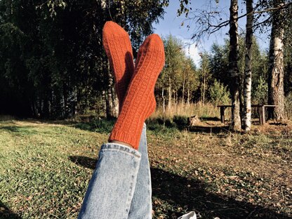 Maize socks (DK yarn)