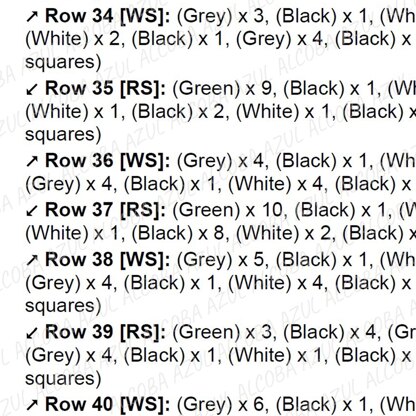 C2C CROCHET PATTERN Christmas Black Cat Santa Hat Baby Blanket C2C