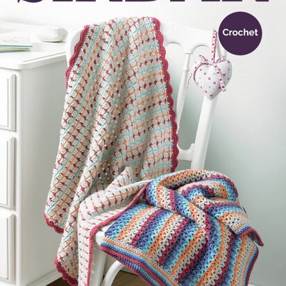 Blankets in Sirdar Snuggly DK - 5203 - Downloadable PDF