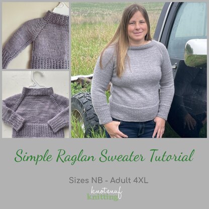 Simple Raglan Sweater