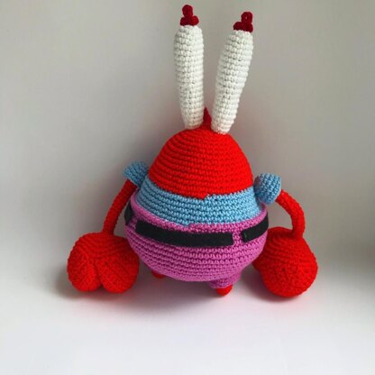 Mr Krabs by Sponge Bob PDF crochet pattern