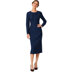 Burda Style Misses' Dress with Waistband and Wide or Narrow Skirt B5983 - Sewing Pattern