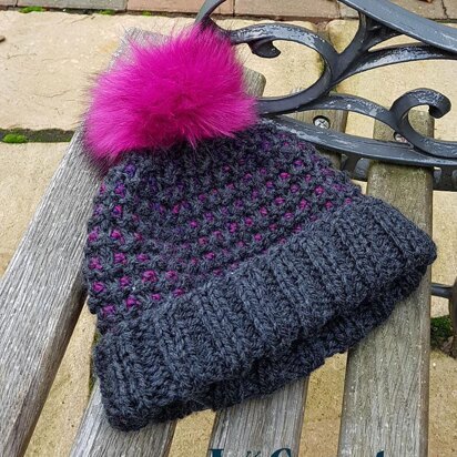 Blackberry Bobble Hat