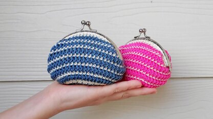 Stripy Coin Purse