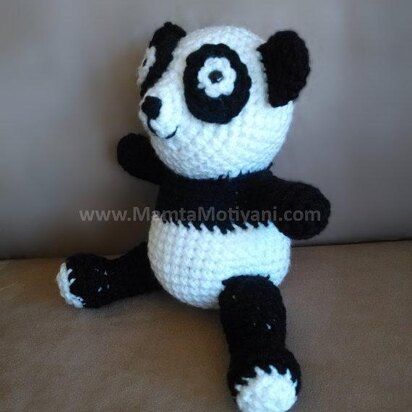 Crochet Papa Panda A Cute Amigurumi Teddy Bear