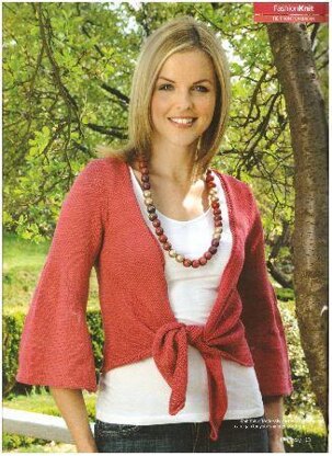 Red tie front on sale cardigan