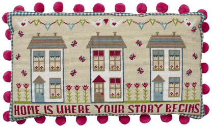 Historical Sampler Company Home is Where Your Story Begins Needlepoint Kit - 49 x 28 cm